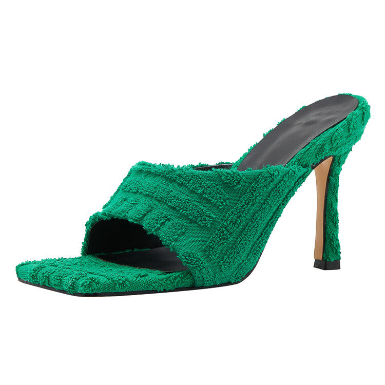 Towel Thin High Heel sandal