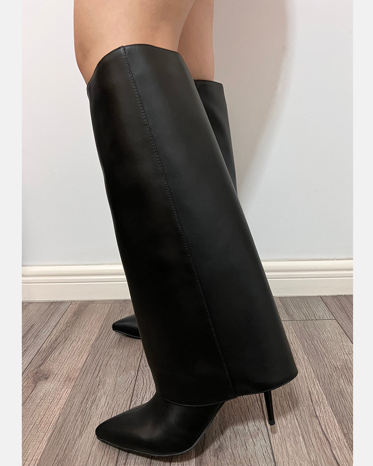 Knee High Trouser Thin High Heel boots